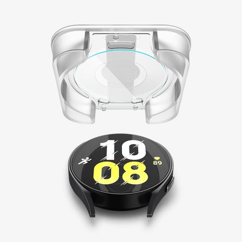 AGL07066 - Galaxy Watch 6 Classic (47mm) Screen Protector EZ FIT GLAS.tR showing the watch face